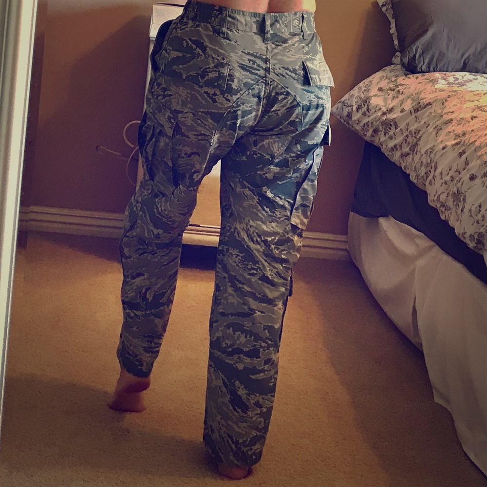 Green Air Force Camo Pants
